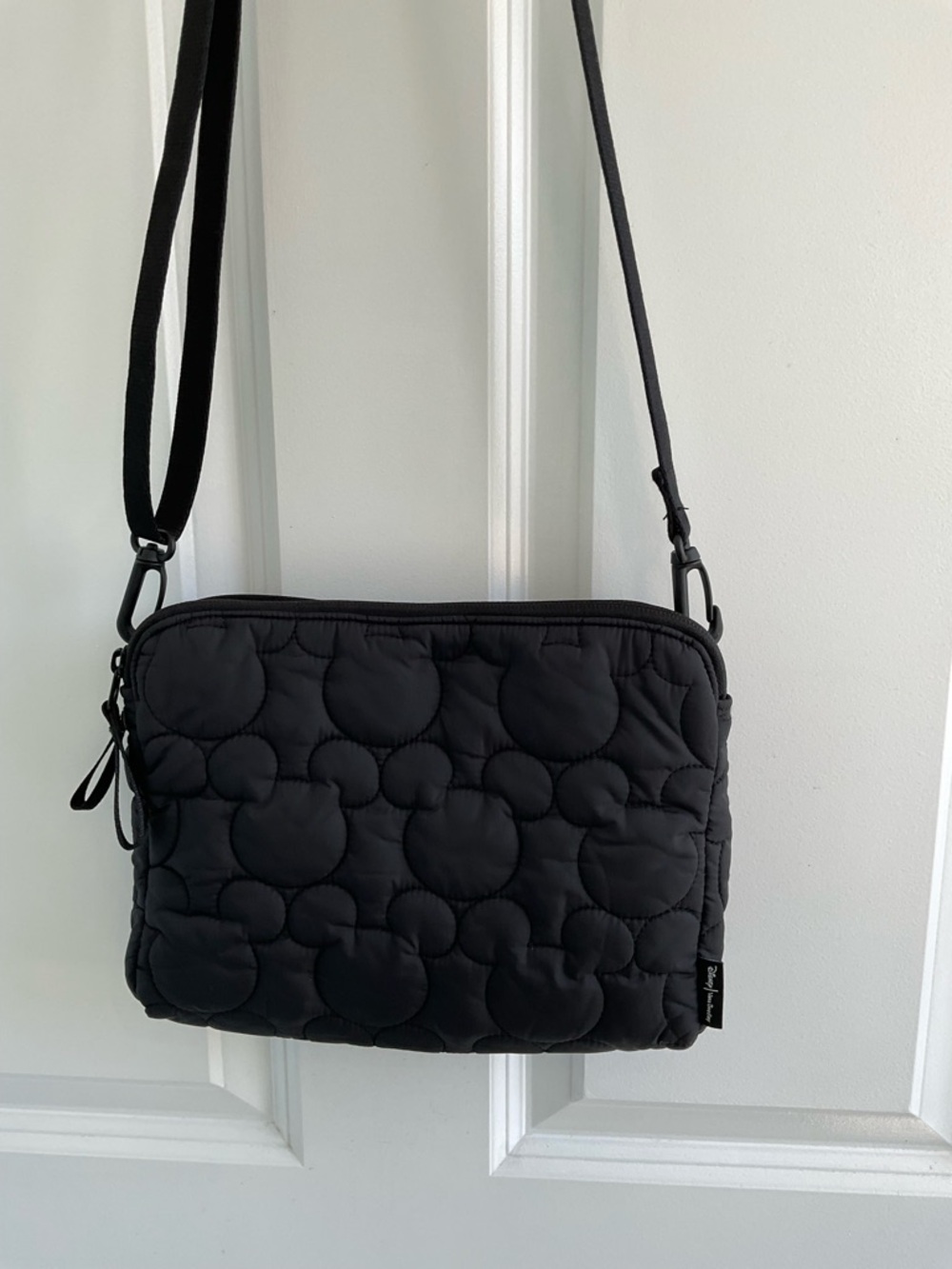 Vera Bradley Disney Quilted Mickey Crossbody Bag in Black - Picture 6 of 14